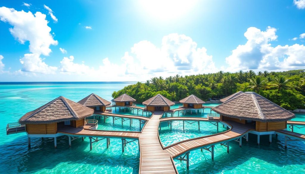 overwater bungalows in Exuma overwater bungalows in Exuma