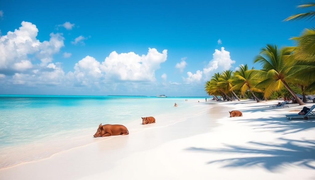 pig beach Exuma pig beach Exuma