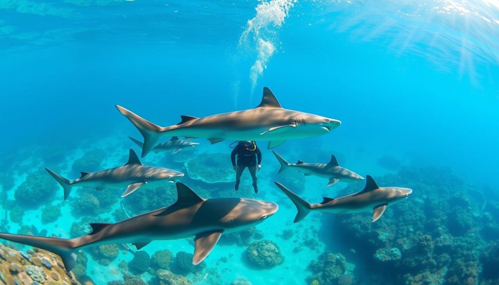 shark diving Exuma shark diving Exuma