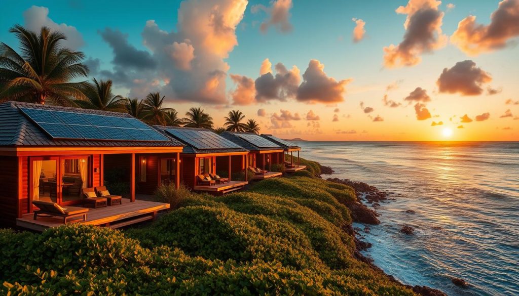 solar powered resort solar powered resort