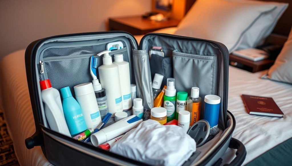 toiletry packing toiletry packing