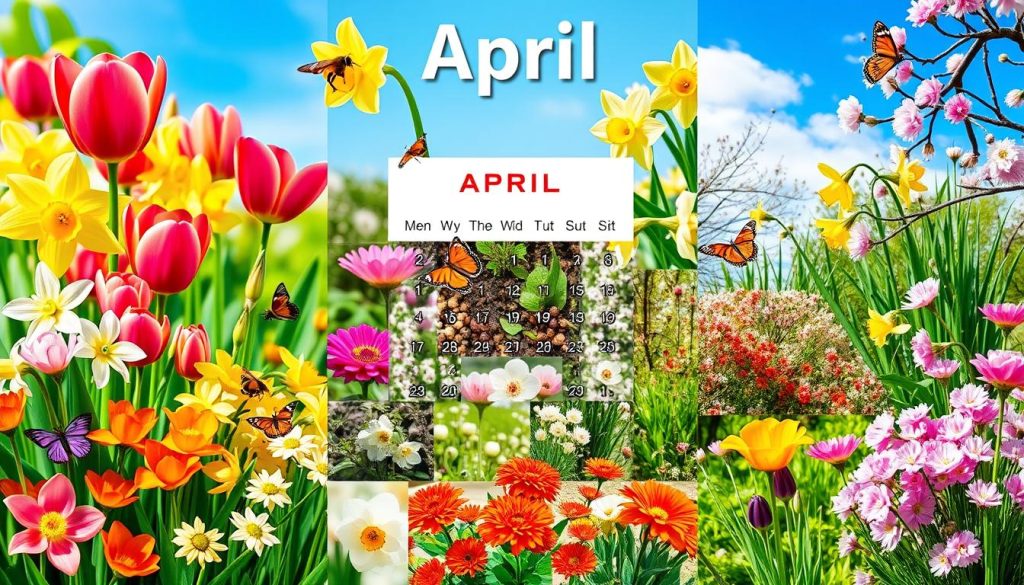 April garden calendar April garden calendar