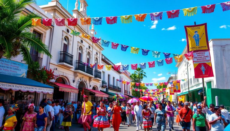 Are there any cultural festivals in Santo Domingo?