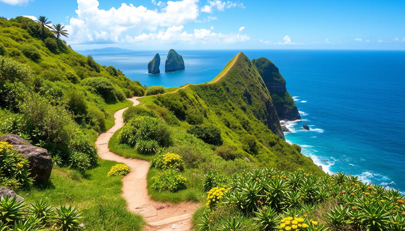 Are there any hiking trails in or around Bathsheba, Barbados?