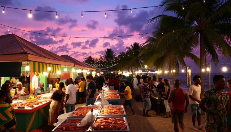 Are there any live music performances or cultural events at Oistins Fish Fry?
