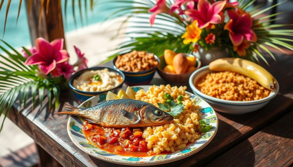 Bajan dishes in Barbados Bajan dishes in Barbados