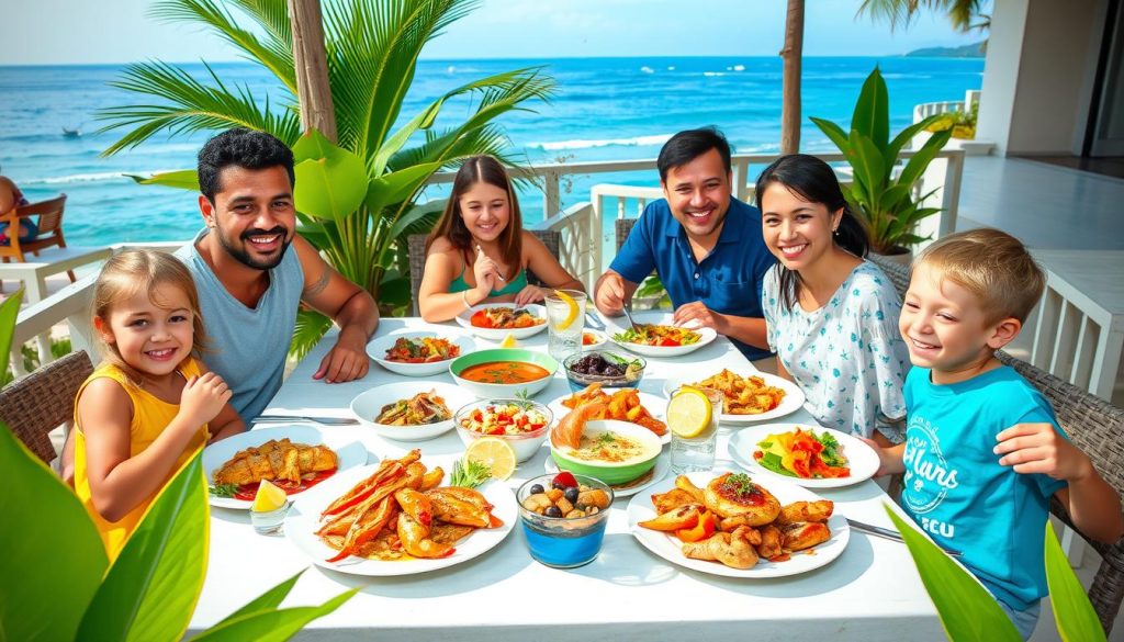 Blue Bay family vacation dining options Blue Bay family vacation dining options