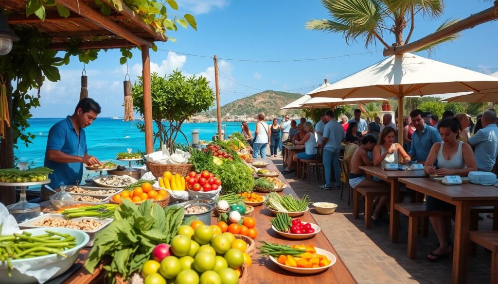 Blue Bay food scene Blue Bay food scene