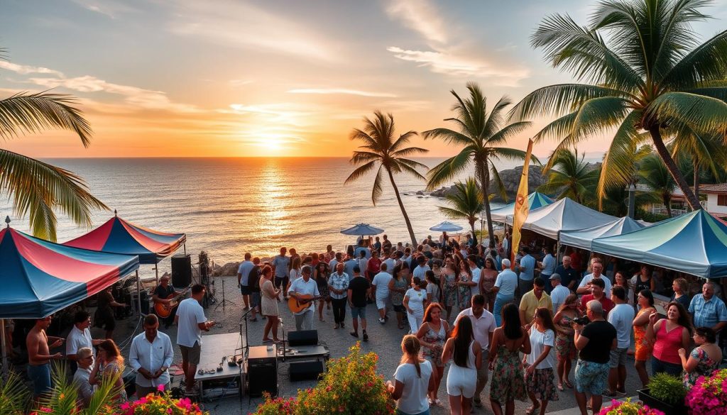 Blue Bay musical scene Blue Bay musical scene