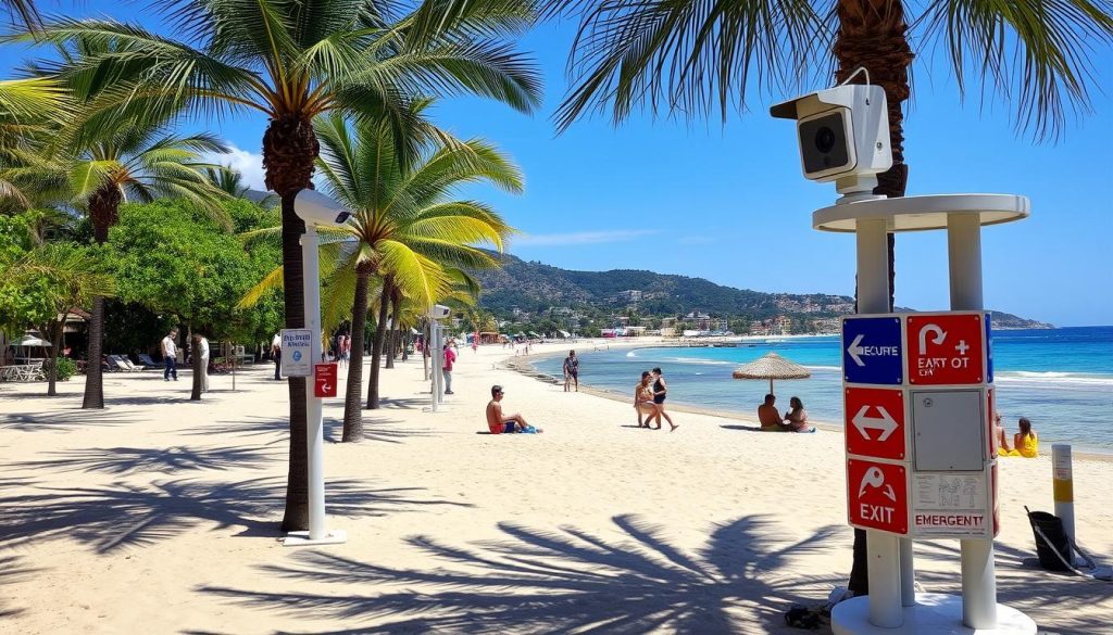 Blue Bay tourist security measures Blue Bay tourist security measures