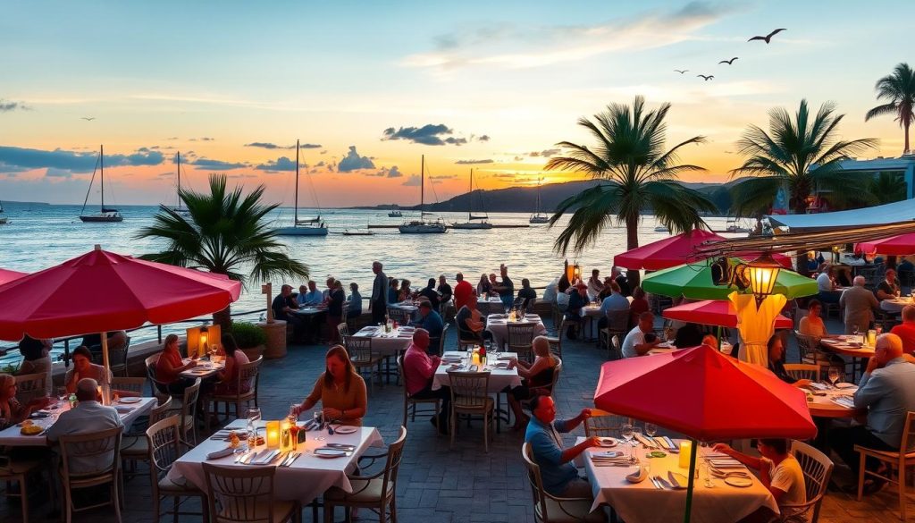 Blue Bay waterfront dining Blue Bay waterfront dining