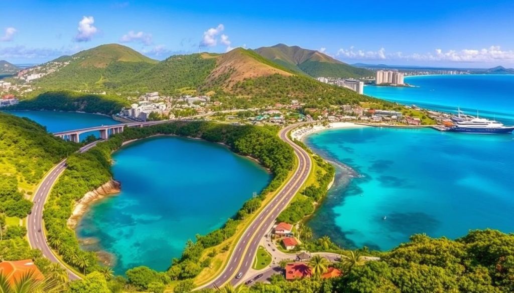Bridgetown to Speightstown route Bridgetown to Speightstown route