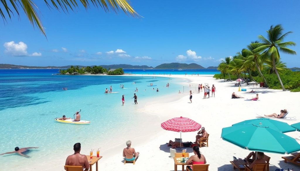 Cayo Levantado beach activities Cayo Levantado beach activities
