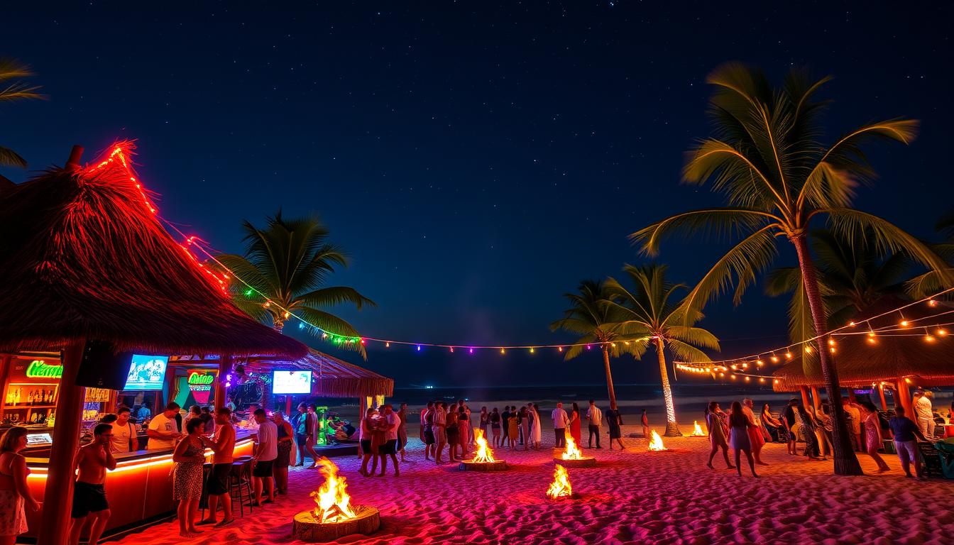 Does Mambo Beach have a vibrant nightlife?