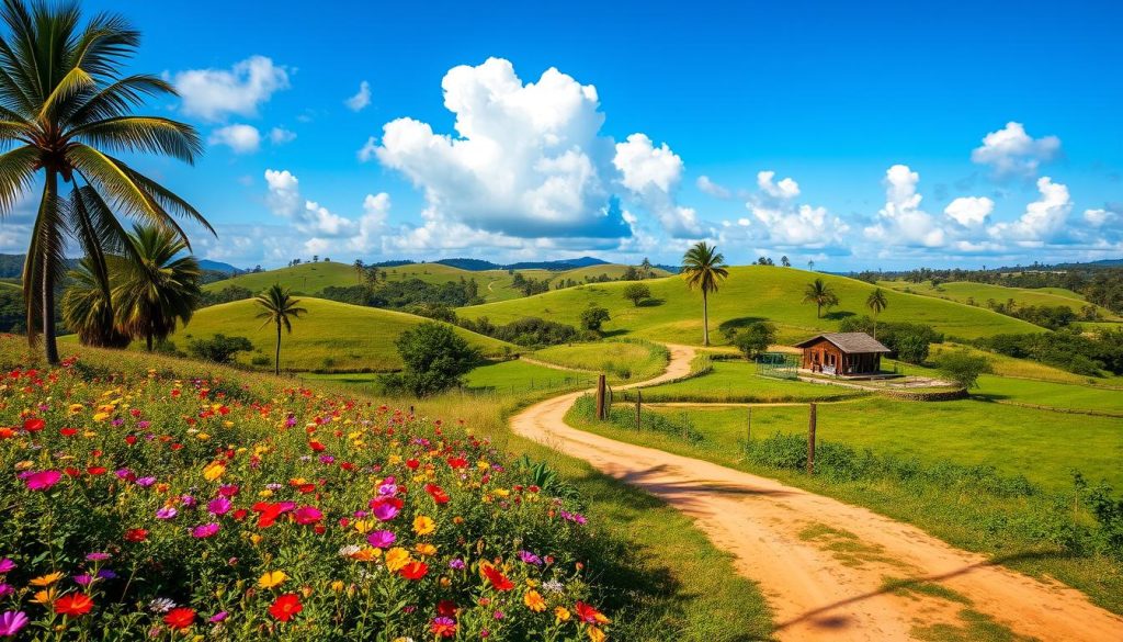 Dominican countryside landscape Dominican countryside landscape