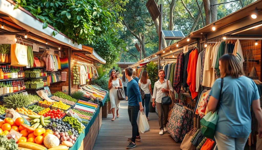 Eco-friendly shopping Eco-friendly shopping
