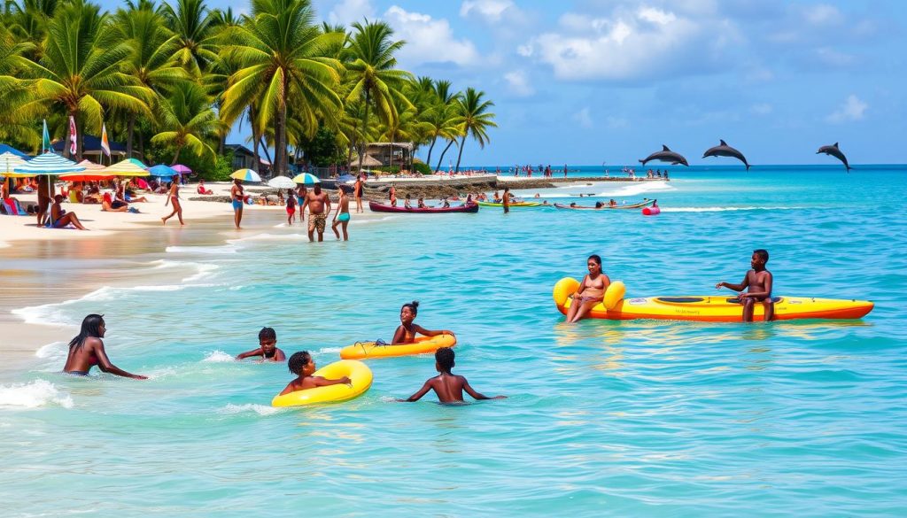 Family-friendly water activities in Holetown Family-friendly water activities in Holetown