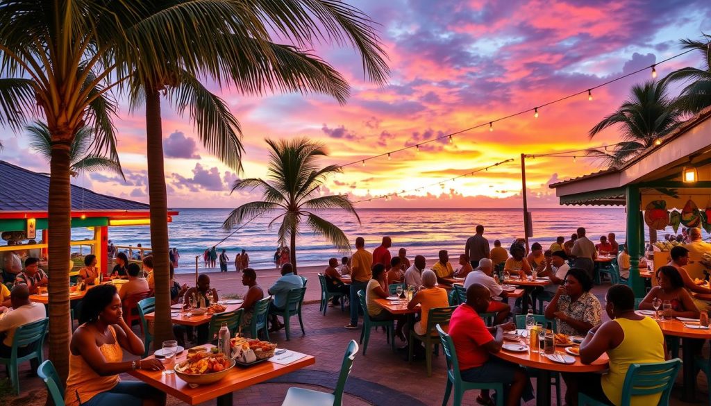 Holetown dining scene Holetown dining scene
