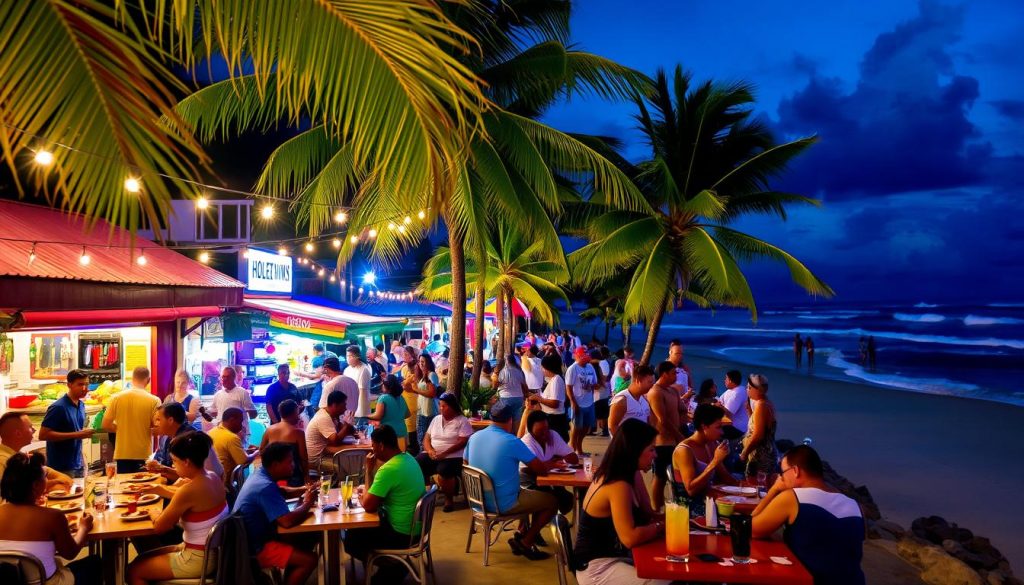 Holetown nightlife scene Holetown nightlife scene