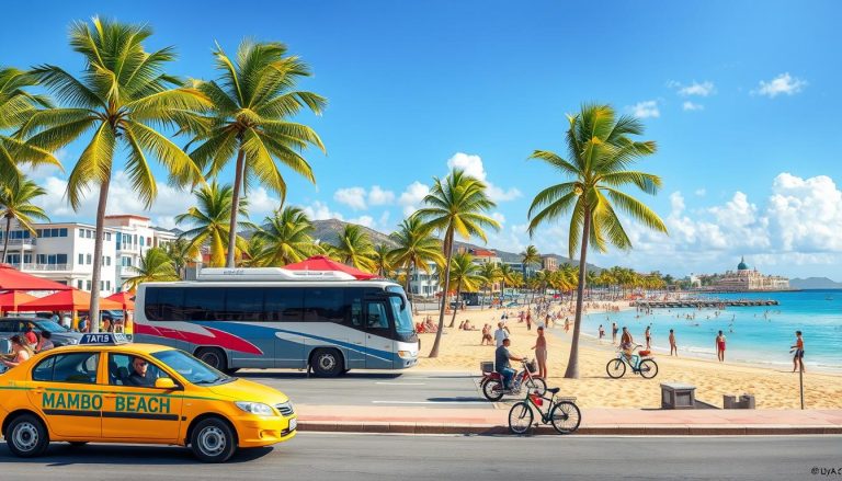 How to get to Mambo Beach from Willemstad: Taxi, public transport?