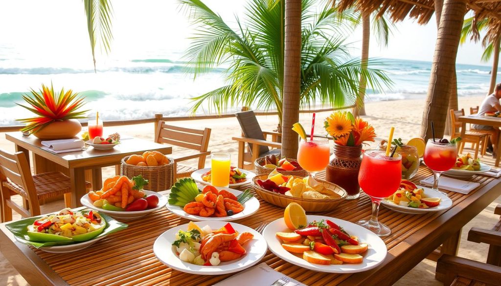 Mambo Beach food choices Mambo Beach food choices