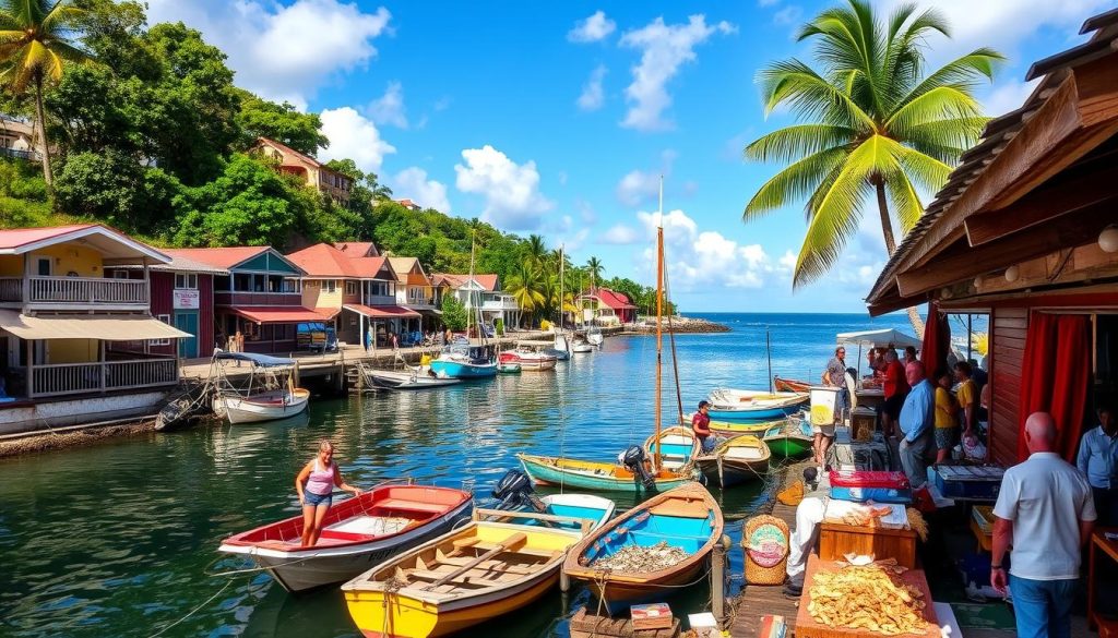 Oistins Barbados fishing village Oistins Barbados fishing village