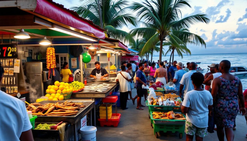 Oistins street food Oistins street food