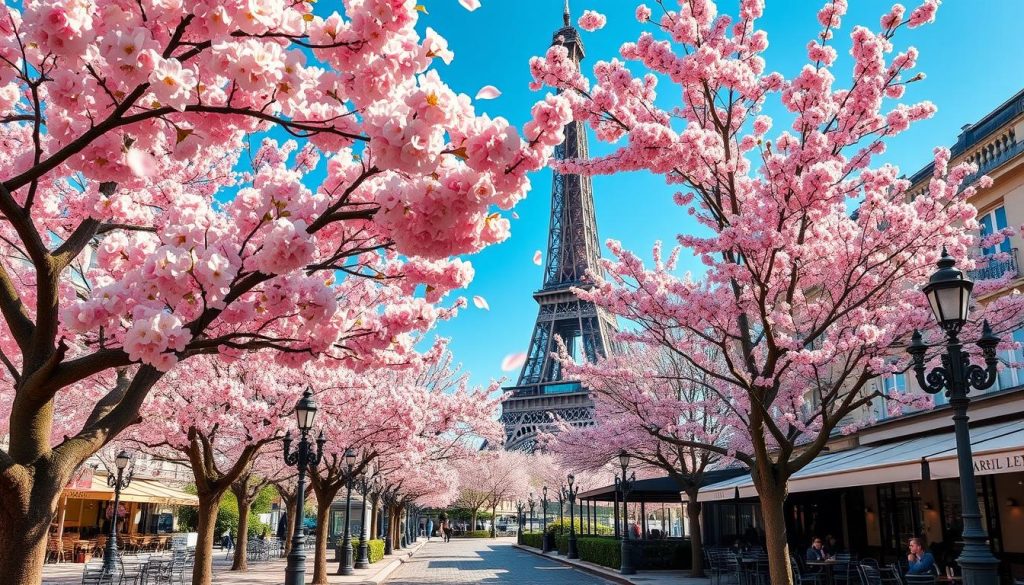 Paris cherry blossoms Paris cherry blossoms