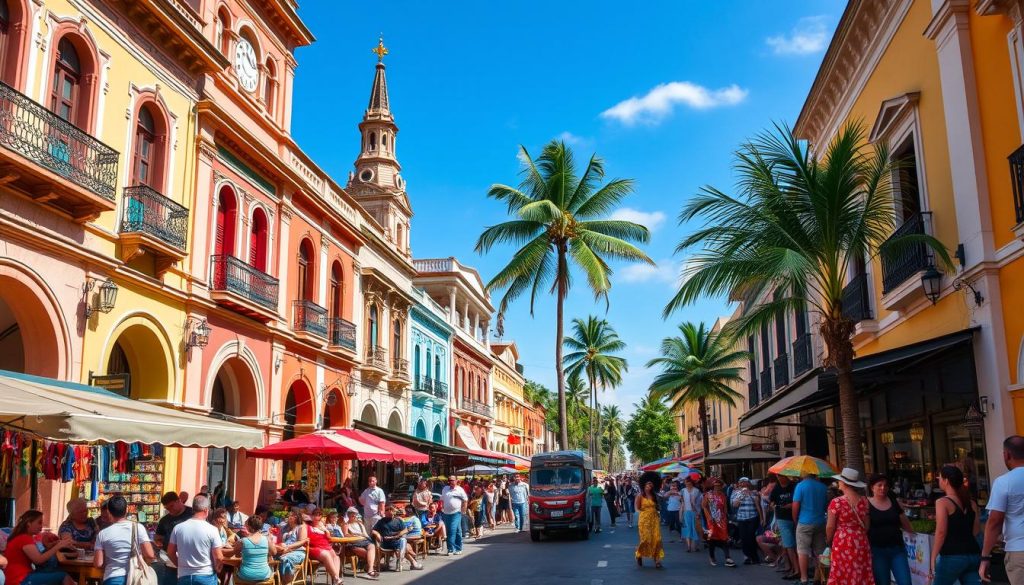 Peak season in Santo Domingo Peak season in Santo Domingo