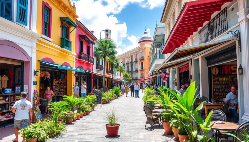 Ponce shopping scene Ponce shopping scene