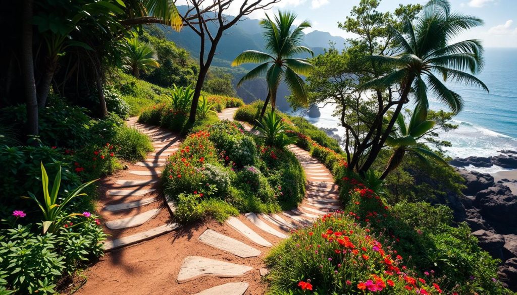 Rincón hiking paths with water vistas Rincón hiking paths with water vistas