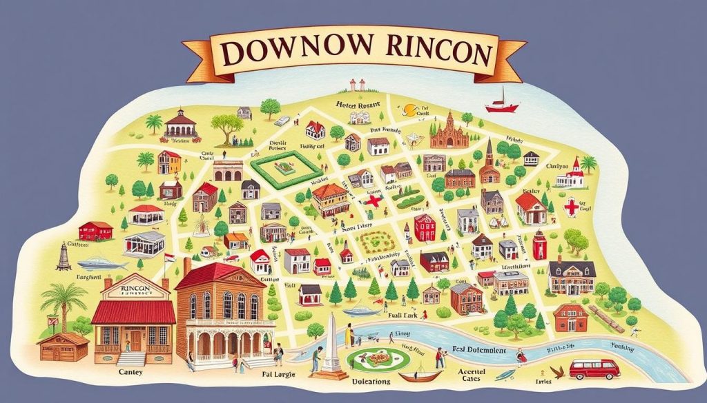 Rincon historic sites map Rincon historic sites map