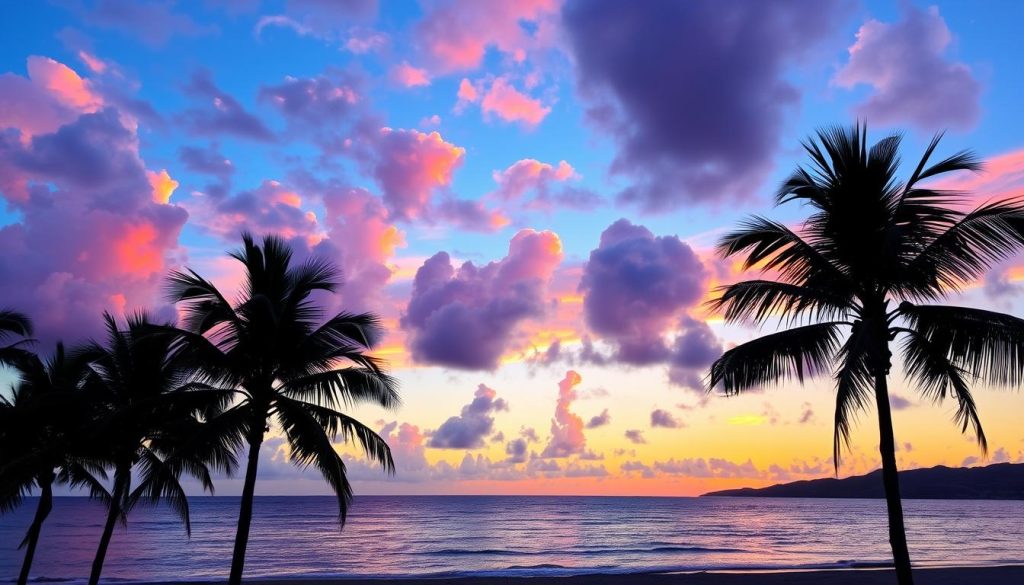 Rincon sunset scene Rincon sunset scene
