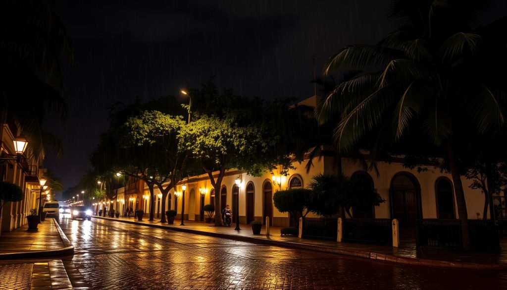 Santo Domingo city walks at night Santo Domingo city walks at night