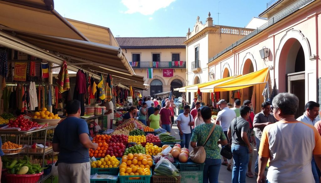 Santo Domingo market scene Santo Domingo market scene