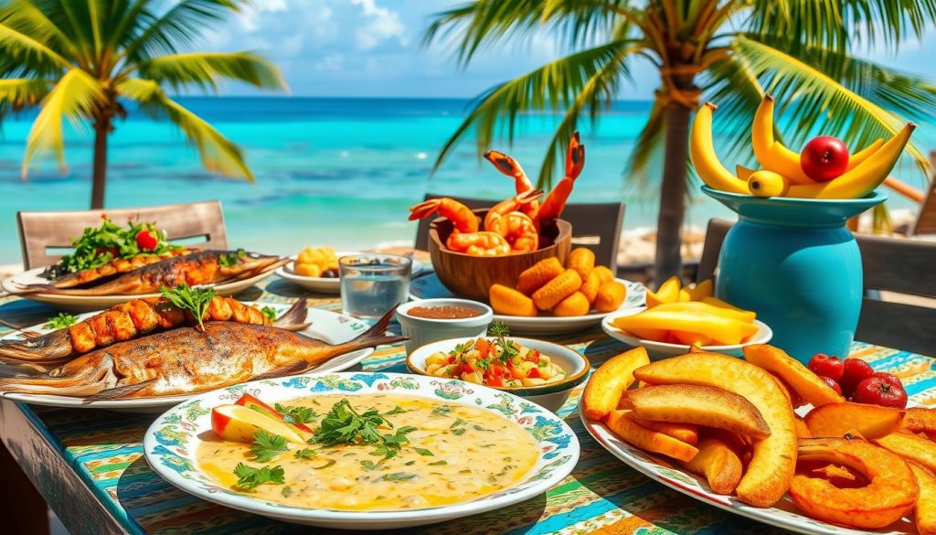 Seafood dishes in Puerto Plata Seafood dishes in Puerto Plata