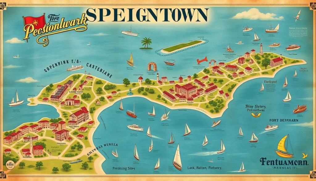 Speightstown historical sites map Speightstown historical sites map