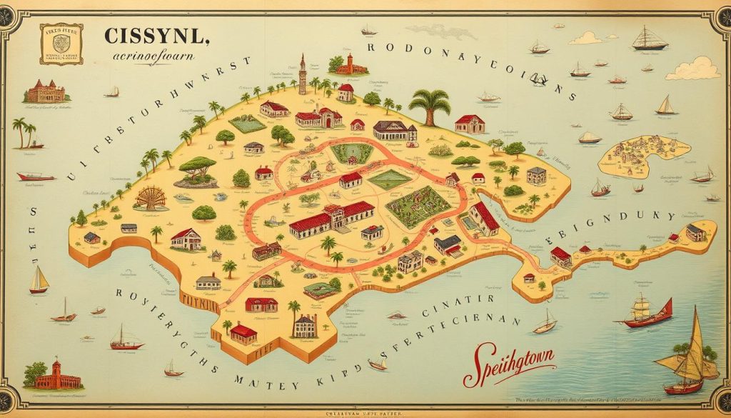 Speightstown historical sites map Speightstown historical sites map