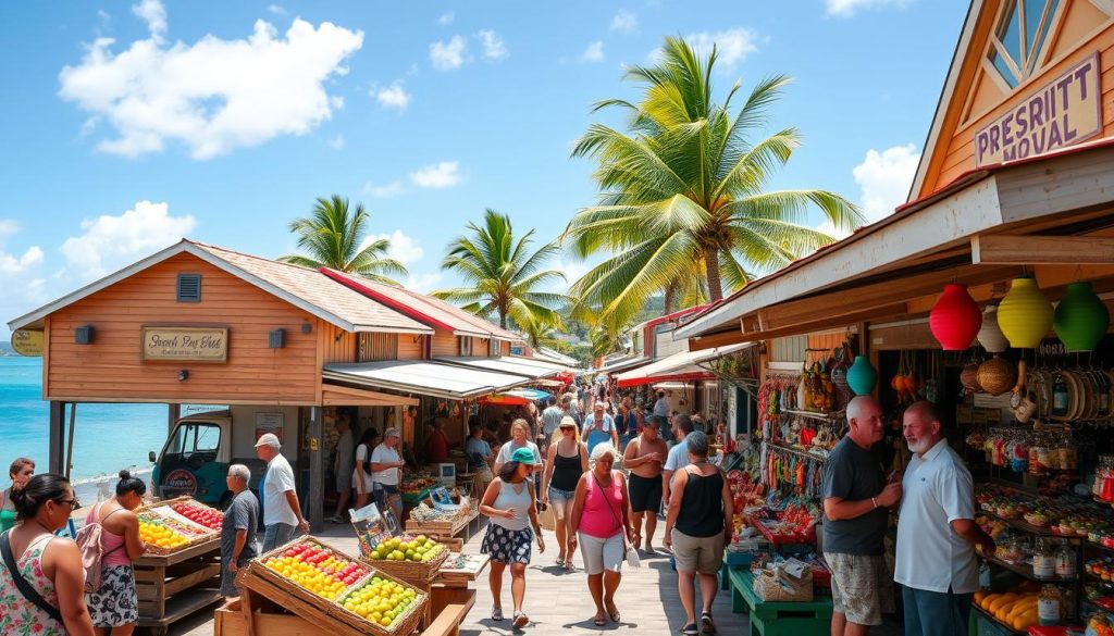 Speightstown shopping scene Speightstown shopping scene