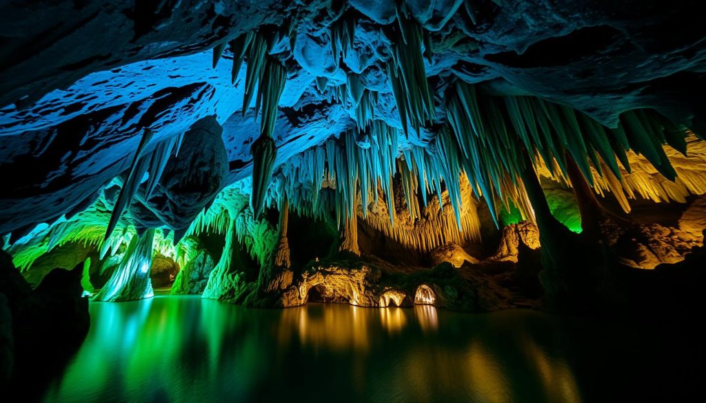 Stalactites and stalagmites Stalactites and stalagmites