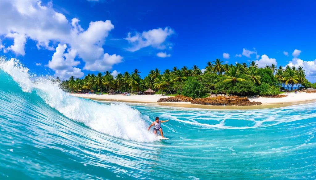 Surfing at Soup Bowl Surfing at Soup Bowl