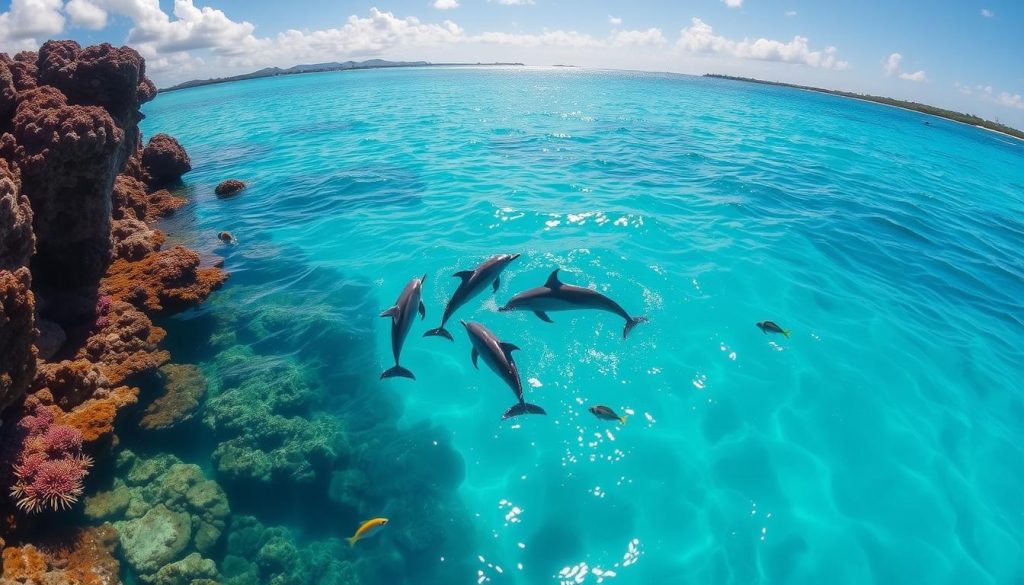 Swimming with dolphins in La Romana Swimming with dolphins in La Romana