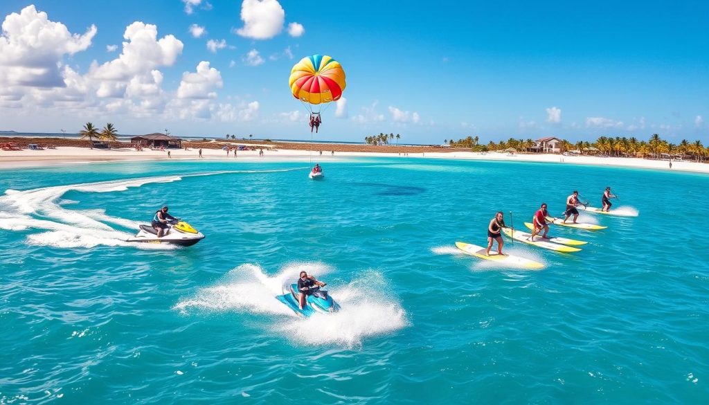 Water sports at Mambo Beach Water sports at Mambo Beach