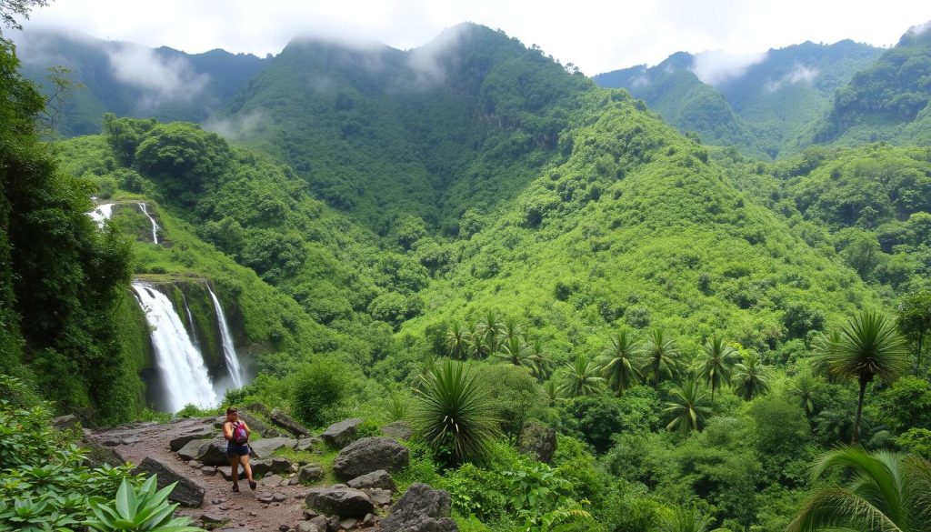 Waterfall hiking in Puerto Plata Waterfall hiking in Puerto Plata