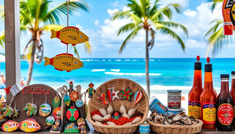 What are the best souvenirs to buy at Oistins Fish Fry?