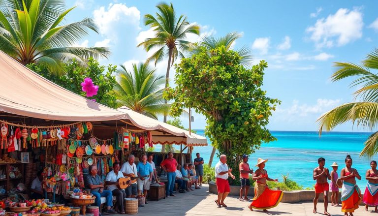 What are the cultural experiences in Blue Bay?