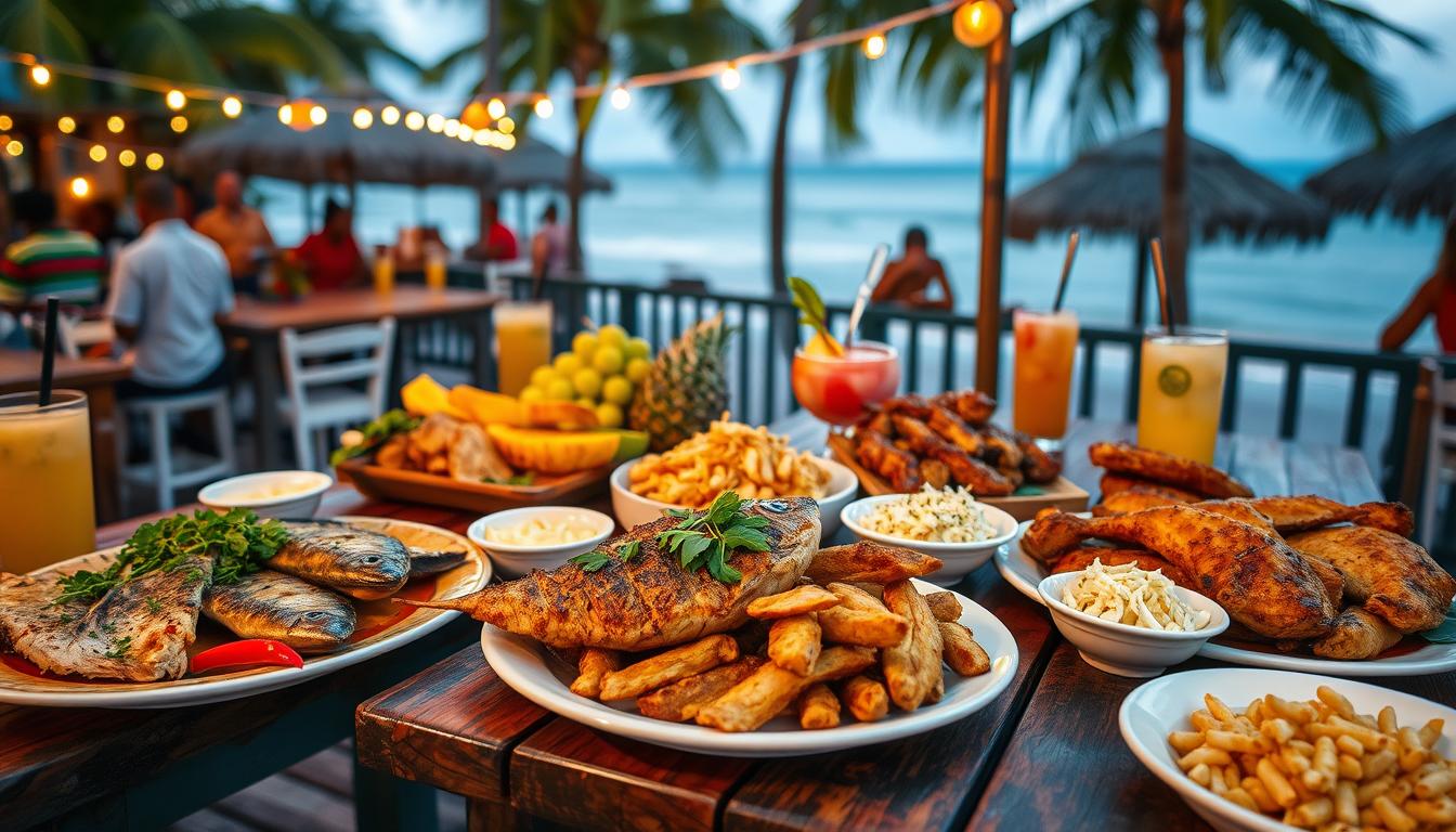 What are the must-try dishes at Oistins Fish Fry in Barbados?