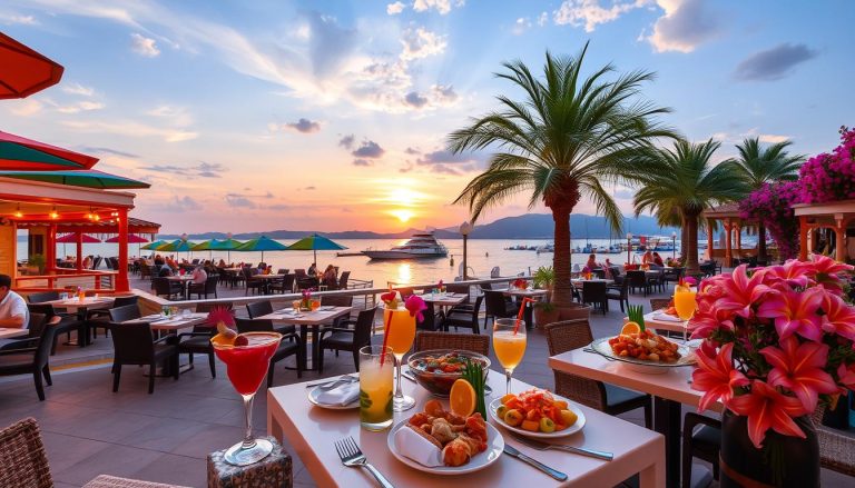 What is the food like in Blue Bay?