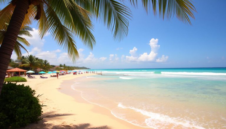 Where are the best beaches near Santo Domingo for swimming?