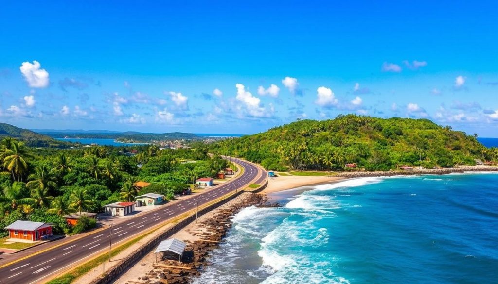 route from Bridgetown to Speightstown route from Bridgetown to Speightstown